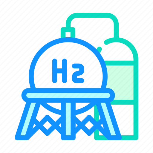 Storage, hydrogen, tank, fuel, energy, production icon - Download on Iconfinder