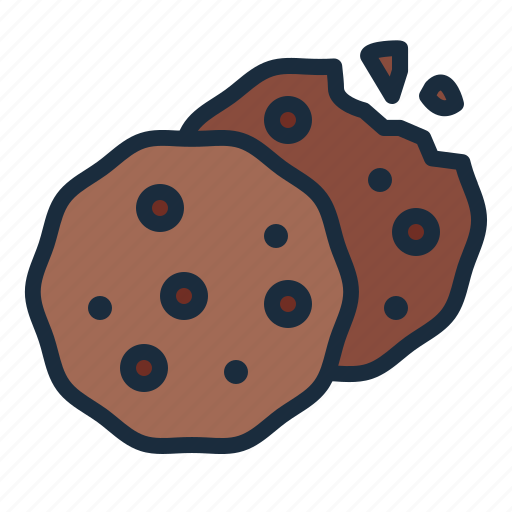 Cookies, broken, bread, biscuit, pastry, snack, food icon - Download on Iconfinder