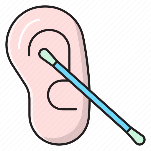 Ear, cottonbuds, cleaning, hygiene, healthcare icon - Download on Iconfinder