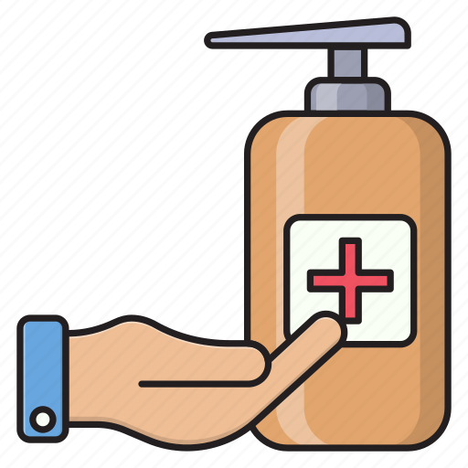 Liquid, soap, cleaning, handwash, hands icon - Download on Iconfinder