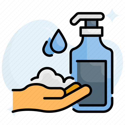 Hand, hygiene, soap, wash, washing, water icon - Download on Iconfinder