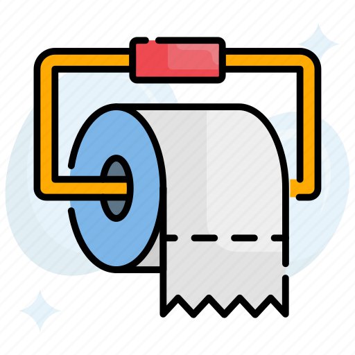 Bathroom, hygiene, paper, roll, tissue, toilet icon - Download on Iconfinder