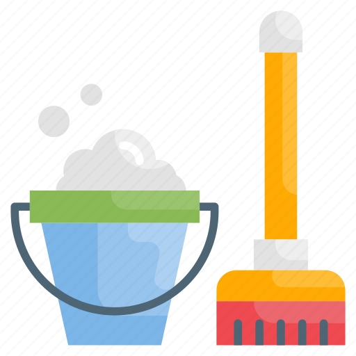 Clean, cleaning, household, mop icon - Download on Iconfinder