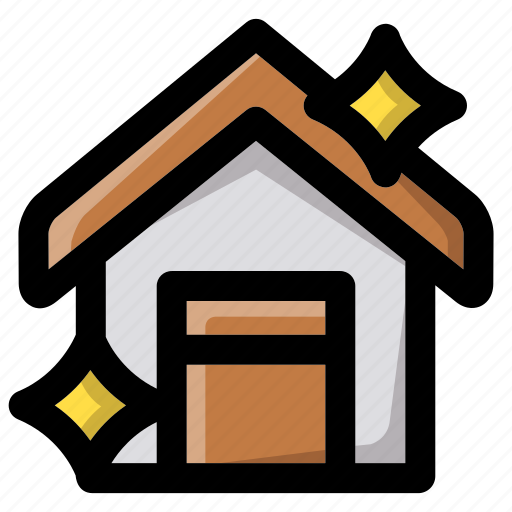 Clean, clean house, cleaning, house, house cleaning, housekeeping, hygiene icon - Download on Iconfinder