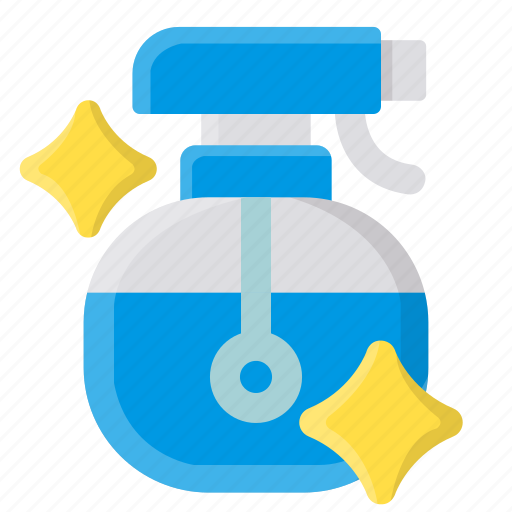 Cleaning spray, disinfectant, disinfection, hygiene, sanitizer, spray, spray bottle icon - Download on Iconfinder
