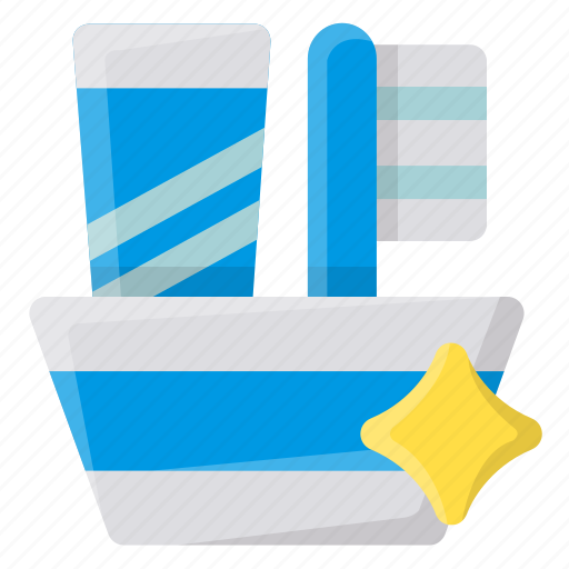 Clean, cleaning, dental, dental care, hygiene, toothbrush, toothpaste icon - Download on Iconfinder