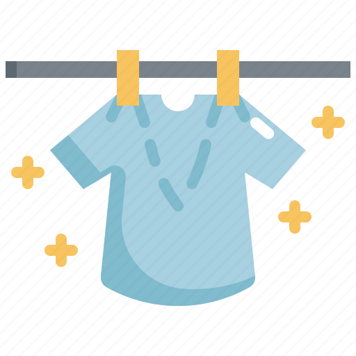 Clean, cleaning, dry, drying, hygiene, shirt, washing icon - Download on Iconfinder
