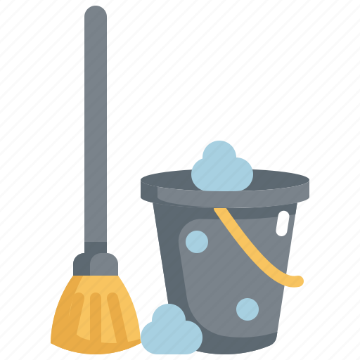 Busket, clean, cleaning, hygiene, mop, washing icon - Download on Iconfinder