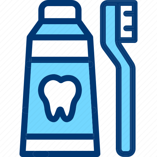 Toothbrush, toothpaste, teeth, hygiene, clean icon - Download on Iconfinder