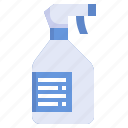 spray, bottle, sanitizer, cleaning, healthcare, and, medical, equipment