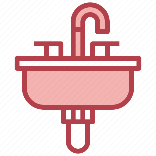Sink, furniture, and, household, interior, faucet, basin icon - Download on Iconfinder