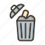 garbage, trash, bin, recycle, remove 