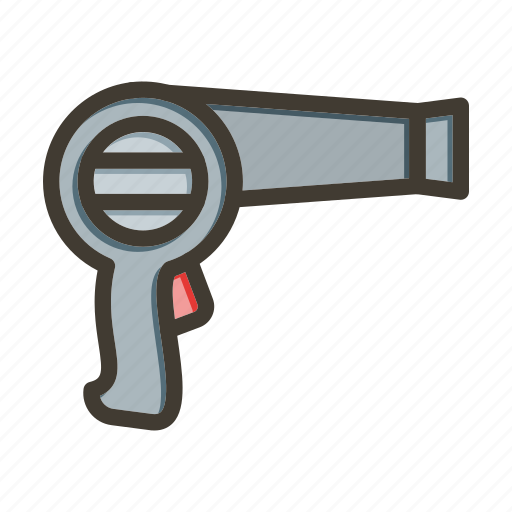 Hairdryer, home, hair dryer, blow, dryer, blower, style icon - Download on Iconfinder