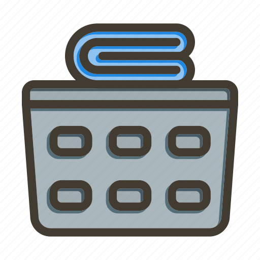 Laundry basket, clothes, washing, clean, machine icon - Download on Iconfinder