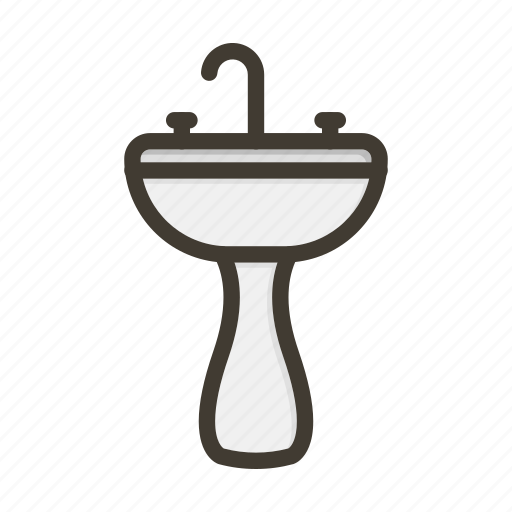 Sink, bathroom, wash, water, kitchen icon - Download on Iconfinder