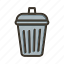 trash bin, garbage, delete, remove, empty
