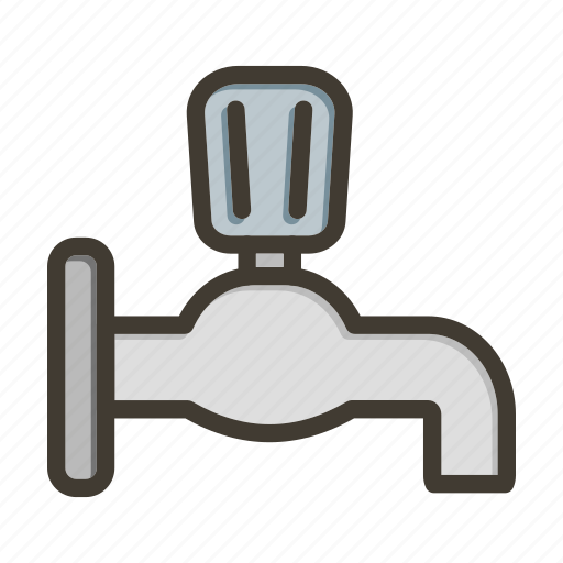 Water tap, plumbing, water supply, bathroom, faucet icon - Download on Iconfinder