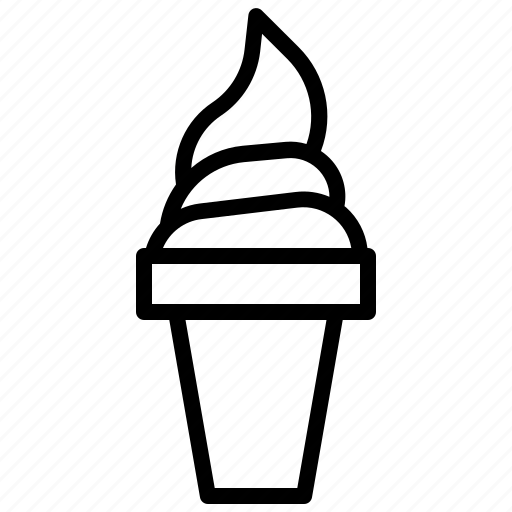 Ice, cream, cone, shop, dessert, sweet icon - Download on Iconfinder