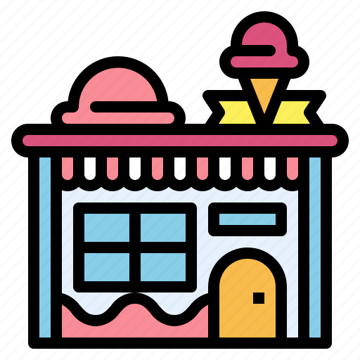 Shop, store, building, ice cream icon - Download on Iconfinder