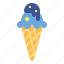 cone, sweet, desert, gelato, ice cream 