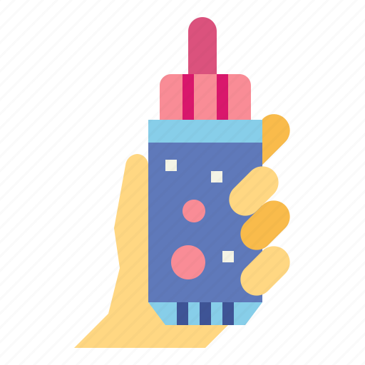 Hand, popsicle, ice cream icon - Download on Iconfinder