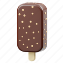 chocolate, popsicle, ice cream, dessert, sweet, food, summer, ice, ice cream stick