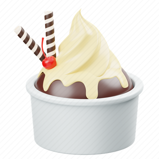 Ice, cream, bowl, ice cream cup, ice cream bowl, dessert, sweet icon - Download on Iconfinder