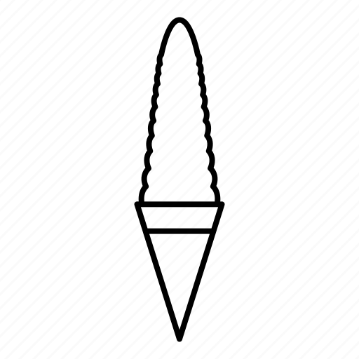 Cone, icecream, korean, myeongdong, softserve, tall icon - Download on Iconfinder
