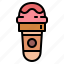 cone, dessort, ice cream, sweet 