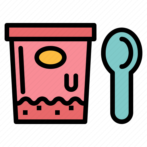 Away, cup, ice cream, take icon - Download on Iconfinder