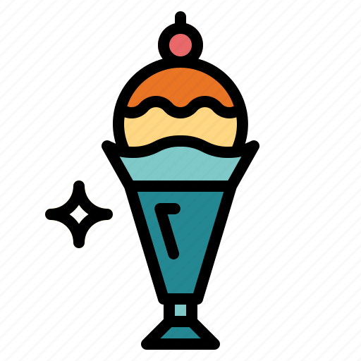 Dessert, fudge, ice cream, sundae icon - Download on Iconfinder