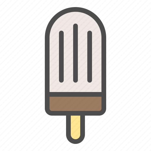 Chocolate, ice cream, ice cream bar, milk, popsicle, sweets icon - Download on Iconfinder