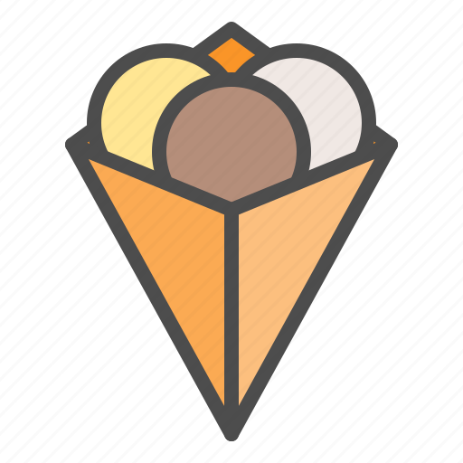 Ice cream, ice cream crepe, icecream, sweets icon - Download on Iconfinder