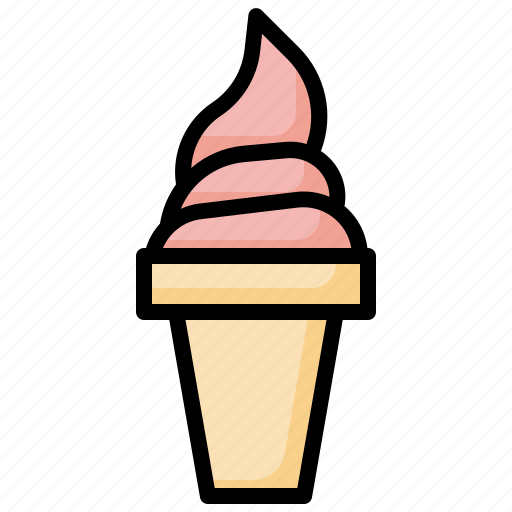 Ice, cream, cone, shop, dessert, sweet icon - Download on Iconfinder