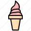 ice, cream, cone, shop, dessert, sweet 