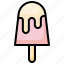 ice, cream, stick, dessert, popsicle, sweet 
