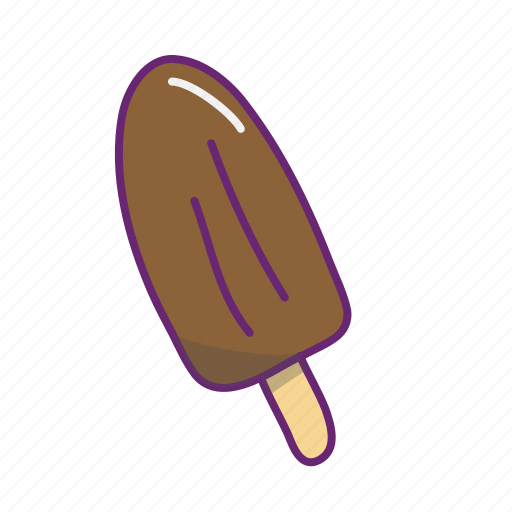 Dessert, ice cream, sweets, summer, popsicle, chocolate icon - Download on Iconfinder