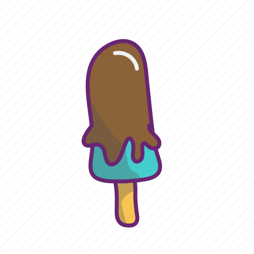 Dessert, ice cream, sweets, summer, popsicle, chocolate, sweet icon - Download on Iconfinder