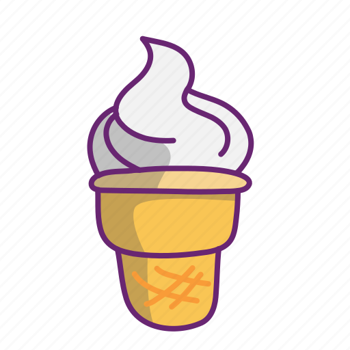 Dessert, ice cream, sweets, summer, cone, drink, fresh icon - Download on Iconfinder