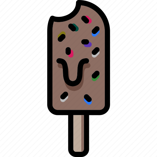 Bite, chocolate, colour, lollies, lolly, ultra icon - Download on Iconfinder