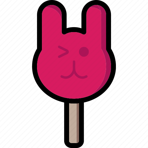 Colour, cream, lollies, rabbit, shaped, ultra icon - Download on Iconfinder
