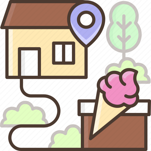 Home delivery, ice cream, order food icon - Download on Iconfinder