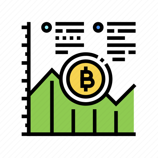Growth, bitcoin, rate, ico, initial, offer icon - Download on Iconfinder
