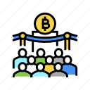 presentation, bitcoin, initial, coin, offer, successful