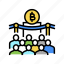 presentation, bitcoin, initial, coin, offer, successful 