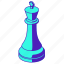 king, black, chess, piece, cross 