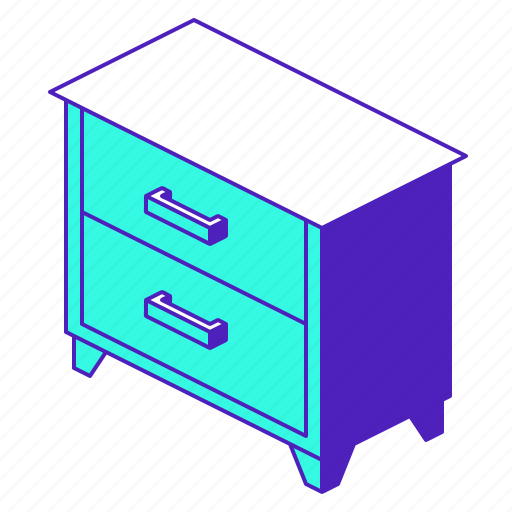 Bedside, table, night, stand, drawer icon - Download on Iconfinder