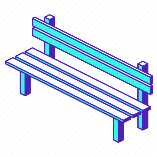 Bench, park, garden, seat, outdoor icon - Download on Iconfinder