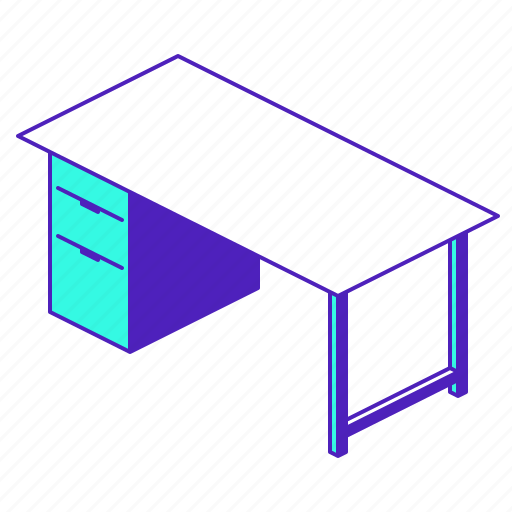Desk, table, office, work, furniture icon - Download on Iconfinder