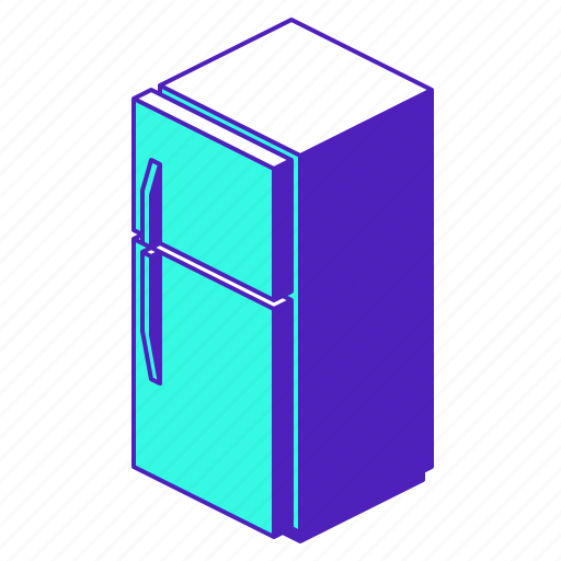 Refrigerator, fridge, kitchen, freezer, appliance icon - Download on Iconfinder
